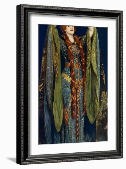 Miss Ellen Terry as Lady Macbeth, 1906-John Singer Sargent-Framed Giclee Print