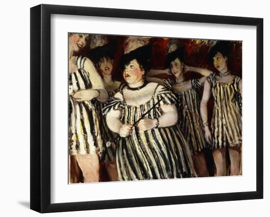 Miss Elsa Maxwell's Party Showing Lady Peel at the Right-Jacques-emile Blanche-Framed Giclee Print