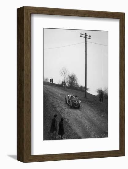 Miss EV Watsons MG J3 climbing Nailsworth Ladder, Sunbac Colmore Trial, Gloucestershire, 1934-Bill Brunell-Framed Photographic Print