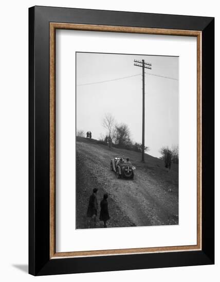 Miss EV Watsons MG J3 climbing Nailsworth Ladder, Sunbac Colmore Trial, Gloucestershire, 1934-Bill Brunell-Framed Photographic Print