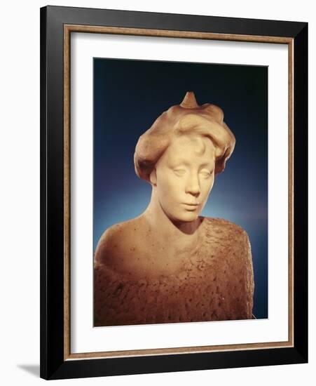 Miss Eve Fairfax, 1904 (Marble)-Auguste Rodin-Framed Giclee Print