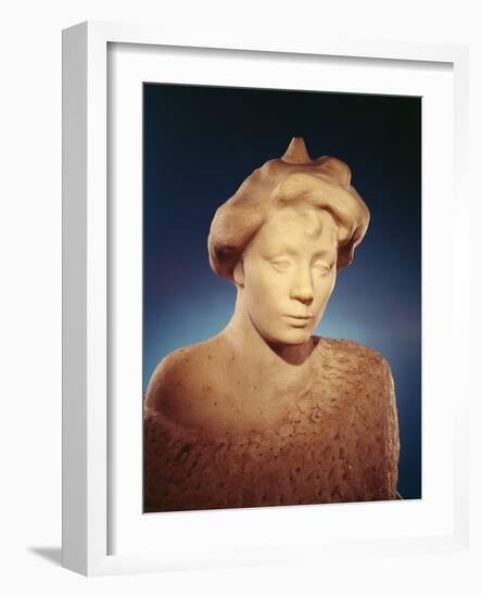 Miss Eve Fairfax, 1904 (Marble)-Auguste Rodin-Framed Giclee Print