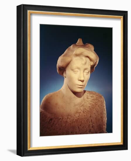 Miss Eve Fairfax, 1904 (Marble)-Auguste Rodin-Framed Giclee Print