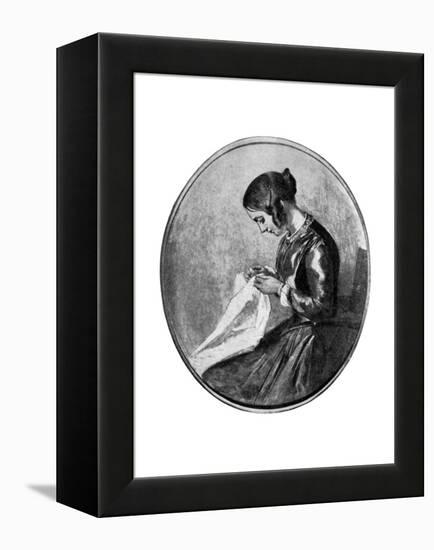 Miss Georgina Hogarth, C1850-Augustus Leopold Egg-Framed Premier Image Canvas