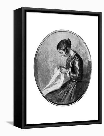 Miss Georgina Hogarth, C1850-Augustus Leopold Egg-Framed Premier Image Canvas