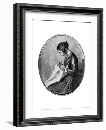 Miss Georgina Hogarth, C1850-Augustus Leopold Egg-Framed Giclee Print