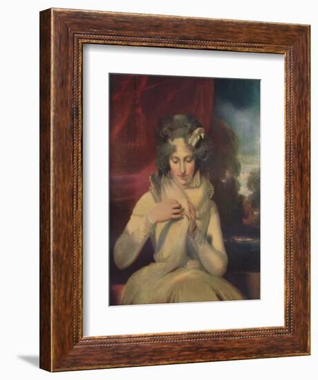 'Miss Georgina Lennox, afterwards Countess Bathurst', (1765-1842)', c1800-Thomas Lawrence-Framed Giclee Print