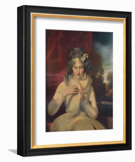 'Miss Georgina Lennox, afterwards Countess Bathurst', (1765-1842)', c1800-Thomas Lawrence-Framed Giclee Print