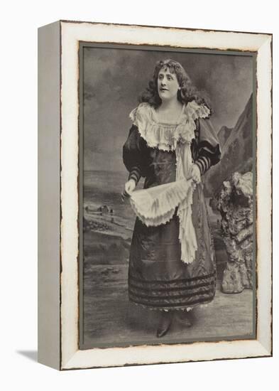 Miss Georgina Preston, as Polly Perkins in "Robinson Crusoe," Grand Theatre, Islington-null-Framed Premier Image Canvas
