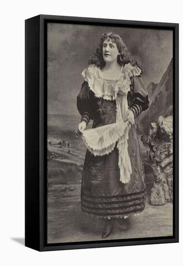 Miss Georgina Preston, as Polly Perkins in "Robinson Crusoe," Grand Theatre, Islington-null-Framed Premier Image Canvas