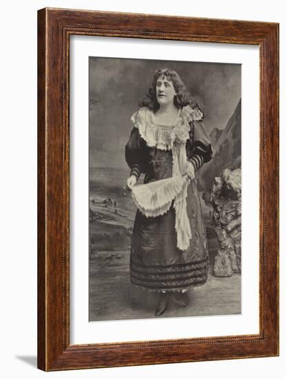 Miss Georgina Preston, as Polly Perkins in "Robinson Crusoe," Grand Theatre, Islington-null-Framed Photographic Print