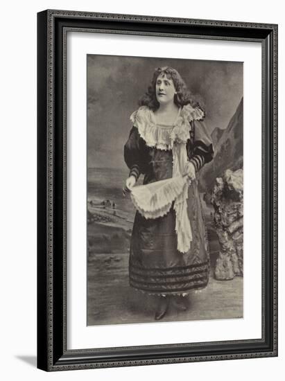 Miss Georgina Preston, as Polly Perkins in "Robinson Crusoe," Grand Theatre, Islington-null-Framed Photographic Print