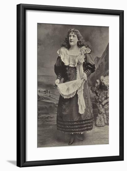 Miss Georgina Preston, as Polly Perkins in "Robinson Crusoe," Grand Theatre, Islington-null-Framed Photographic Print