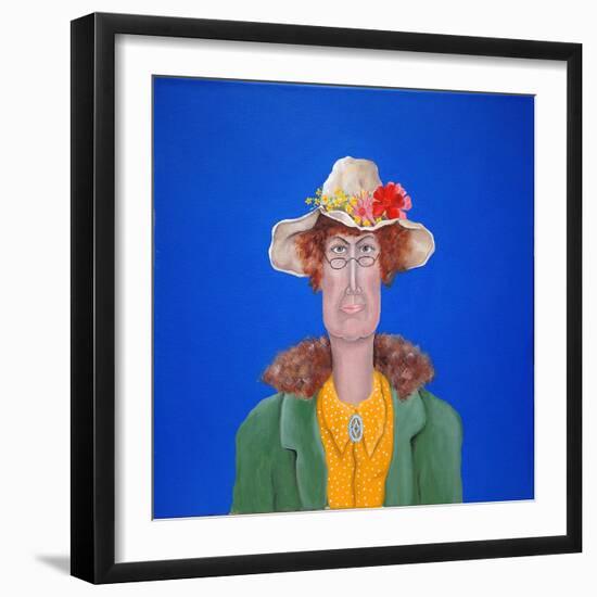 Miss Green-John Wright-Framed Giclee Print