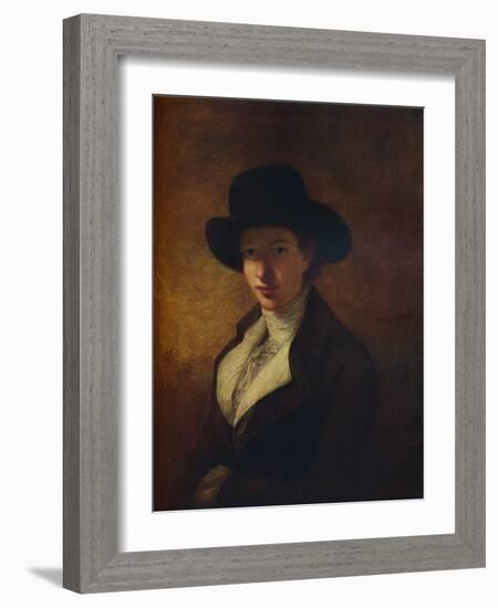 'Miss Hannah Wright', c1780-Joseph Wright of Derby-Framed Giclee Print