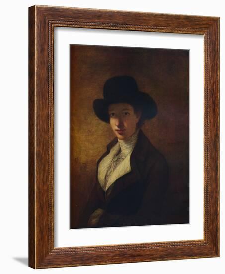 'Miss Hannah Wright', c1780-Joseph Wright of Derby-Framed Giclee Print