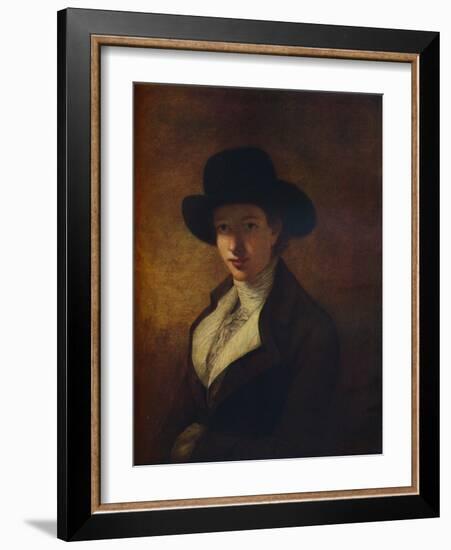 'Miss Hannah Wright', c1780-Joseph Wright of Derby-Framed Giclee Print