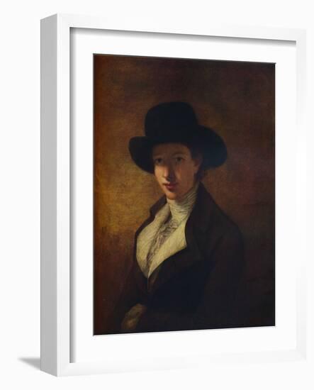 'Miss Hannah Wright', c1780-Joseph Wright of Derby-Framed Giclee Print