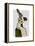 Miss Hare-Fab Funky-Framed Stretched Canvas