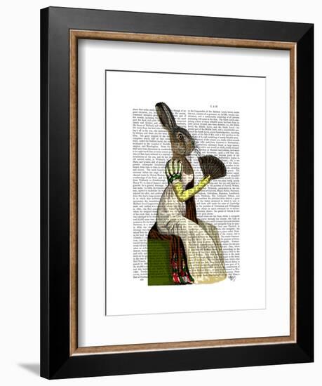 Miss Hare-Fab Funky-Framed Art Print