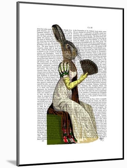 Miss Hare-Fab Funky-Mounted Art Print