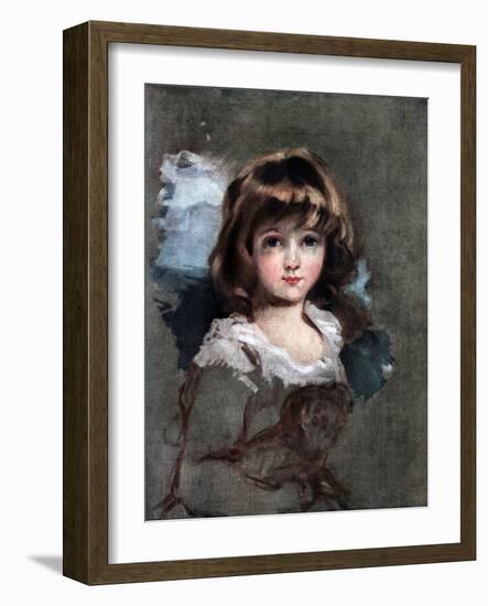 Miss Hartington, Late 18th-Early 19th Century-Thomas Lawrence-Framed Giclee Print