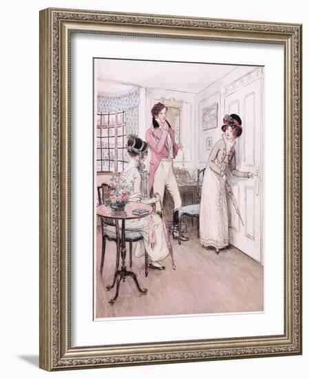 Miss Henrietta and Miss Fanny-Hugh Thomson-Framed Giclee Print