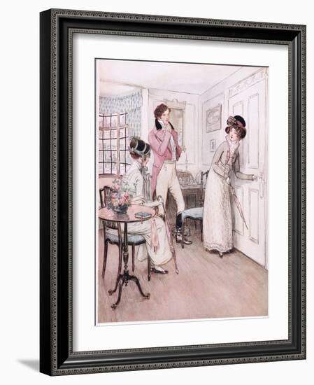 Miss Henrietta and Miss Fanny-Hugh Thomson-Framed Giclee Print