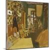Miss Hessel in the Hallway; Mme Hessel Dans Le Vestibule-Edouard Vuillard-Mounted Giclee Print