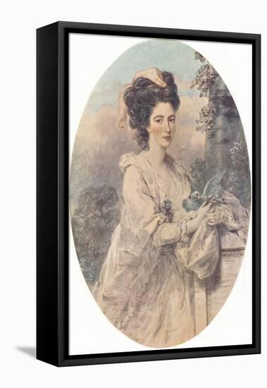 Miss Isabella Hunter, 1781, (1907)-John Downman-Framed Premier Image Canvas