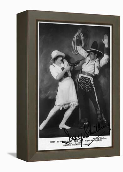 Miss Ivy Shilling and Mr Ernest Marini in Maggie-Lantern Press-Framed Stretched Canvas