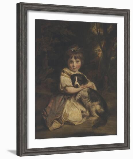 Miss Jane Bowles-Sir Joshua Reynolds-Framed Giclee Print