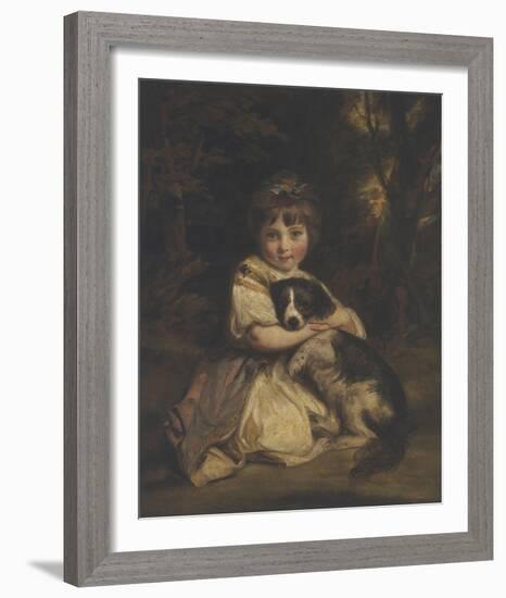 Miss Jane Bowles-Sir Joshua Reynolds-Framed Giclee Print