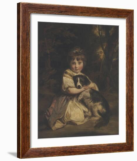 Miss Jane Bowles-Sir Joshua Reynolds-Framed Giclee Print