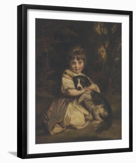 Miss Jane Bowles-Sir Joshua Reynolds-Framed Giclee Print