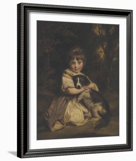 Miss Jane Bowles-Sir Joshua Reynolds-Framed Giclee Print