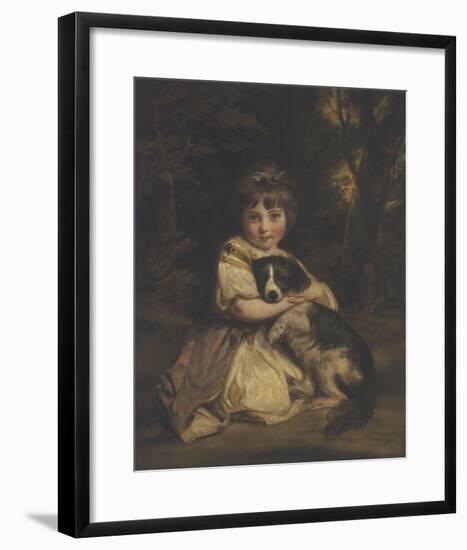 Miss Jane Bowles-Sir Joshua Reynolds-Framed Giclee Print