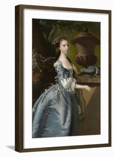 Miss Jane Monck, 1760-Joseph Wright of Derby-Framed Giclee Print