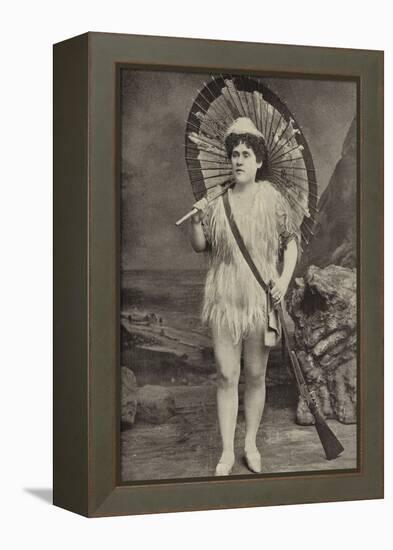 Miss Jessie Preston, as Robinson Crusoe, at the Grand Theatre, Islington-null-Framed Premier Image Canvas
