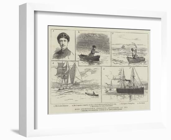 Miss Journeaux's Perilous Adventure at Sea-null-Framed Giclee Print