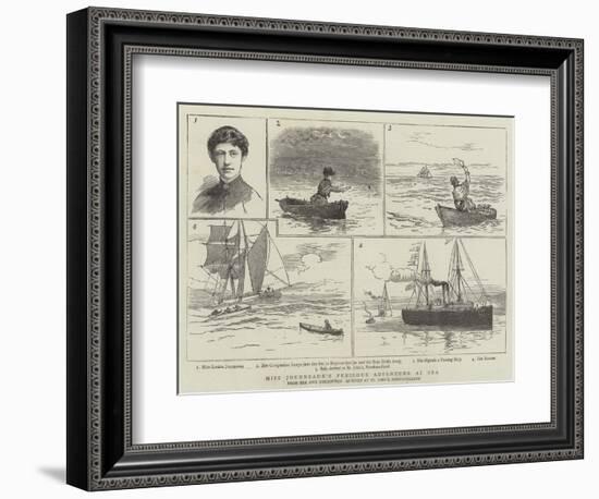 Miss Journeaux's Perilous Adventure at Sea-null-Framed Giclee Print