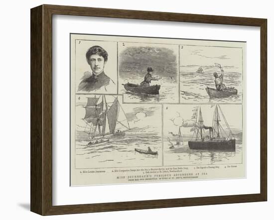 Miss Journeaux's Perilous Adventure at Sea-null-Framed Giclee Print