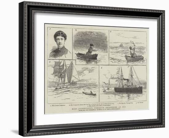 Miss Journeaux's Perilous Adventure at Sea-null-Framed Giclee Print