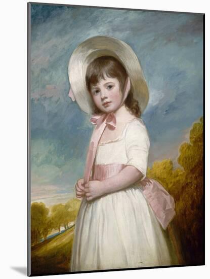 Miss Juliana Willoughby, 1781-83-George Romney-Mounted Art Print