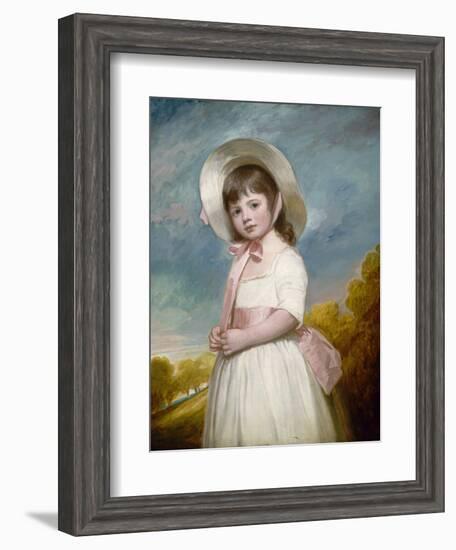 Miss Juliana Willoughby, 1781-83-George Romney-Framed Art Print