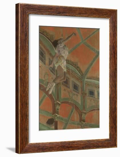 Miss La La at the Cirque Fernando, 1879-Edgar Degas-Framed Premium Giclee Print