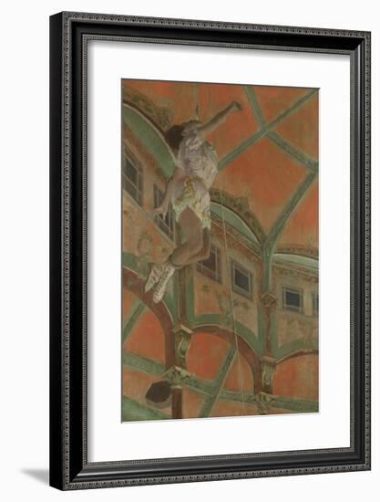 Miss La La at the Cirque Fernando, 1879-Edgar Degas-Framed Premium Giclee Print