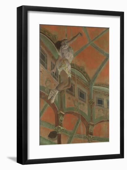 Miss La La at the Cirque Fernando, 1879-Edgar Degas-Framed Premium Giclee Print