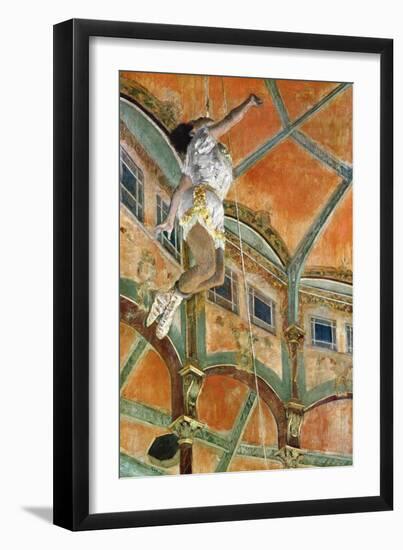 Miss La La at the Cirque Fernando, 1879-Edgar Degas-Framed Giclee Print