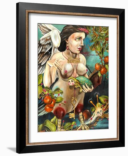 Miss La Sirena-Coco Electra-Framed Art Print